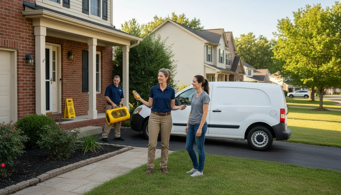 Water restoration image for Water Damage & Restoration Services in Marcella, AR